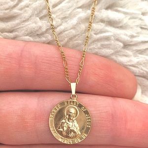 Sacred heart of Jesus necklace